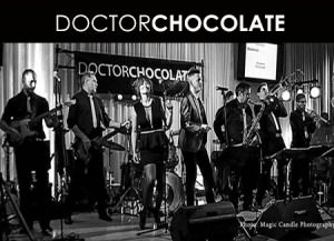 doctor chocolate 9 piece live band
